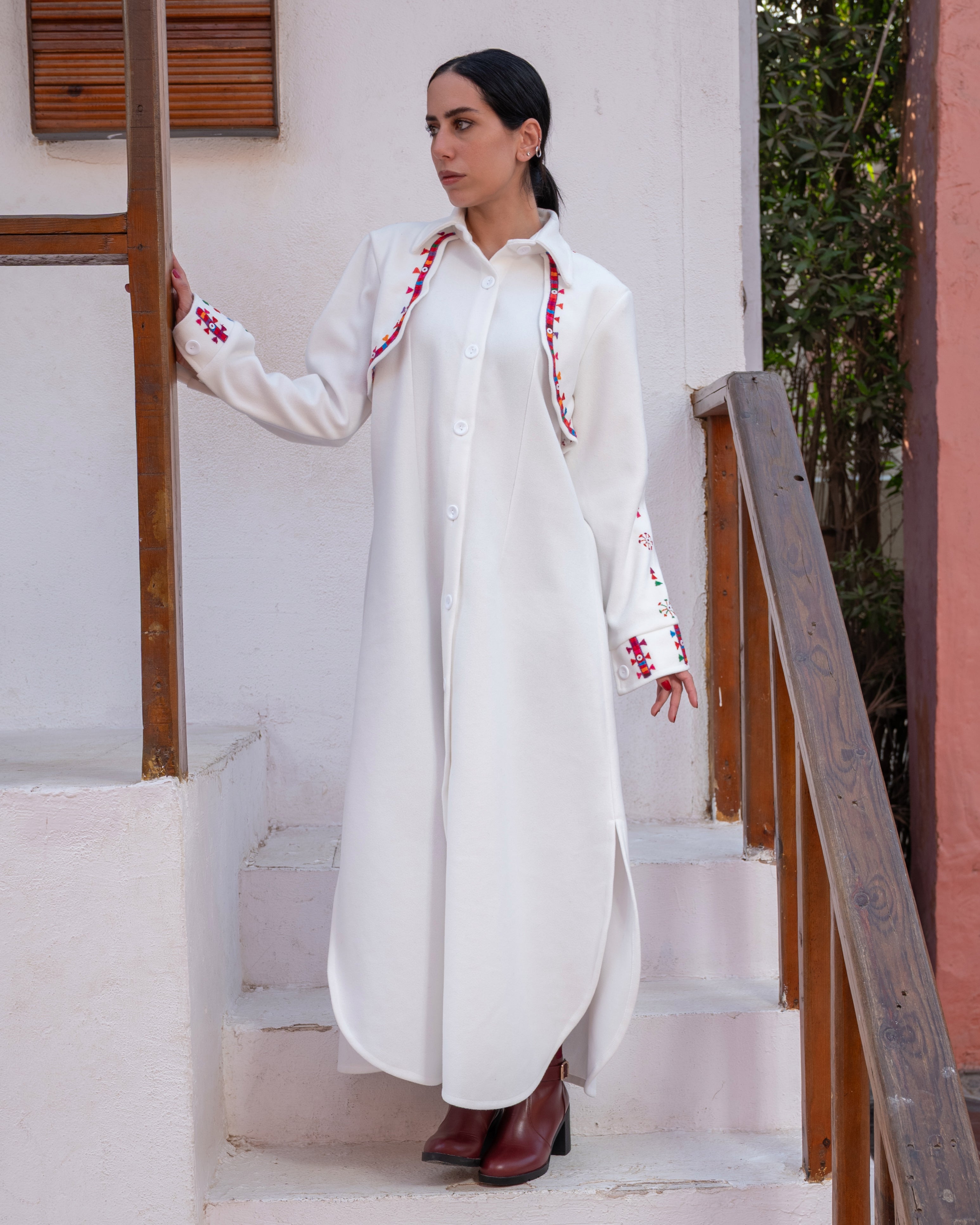 Siwa Oasis Edition Layered Wool Coat