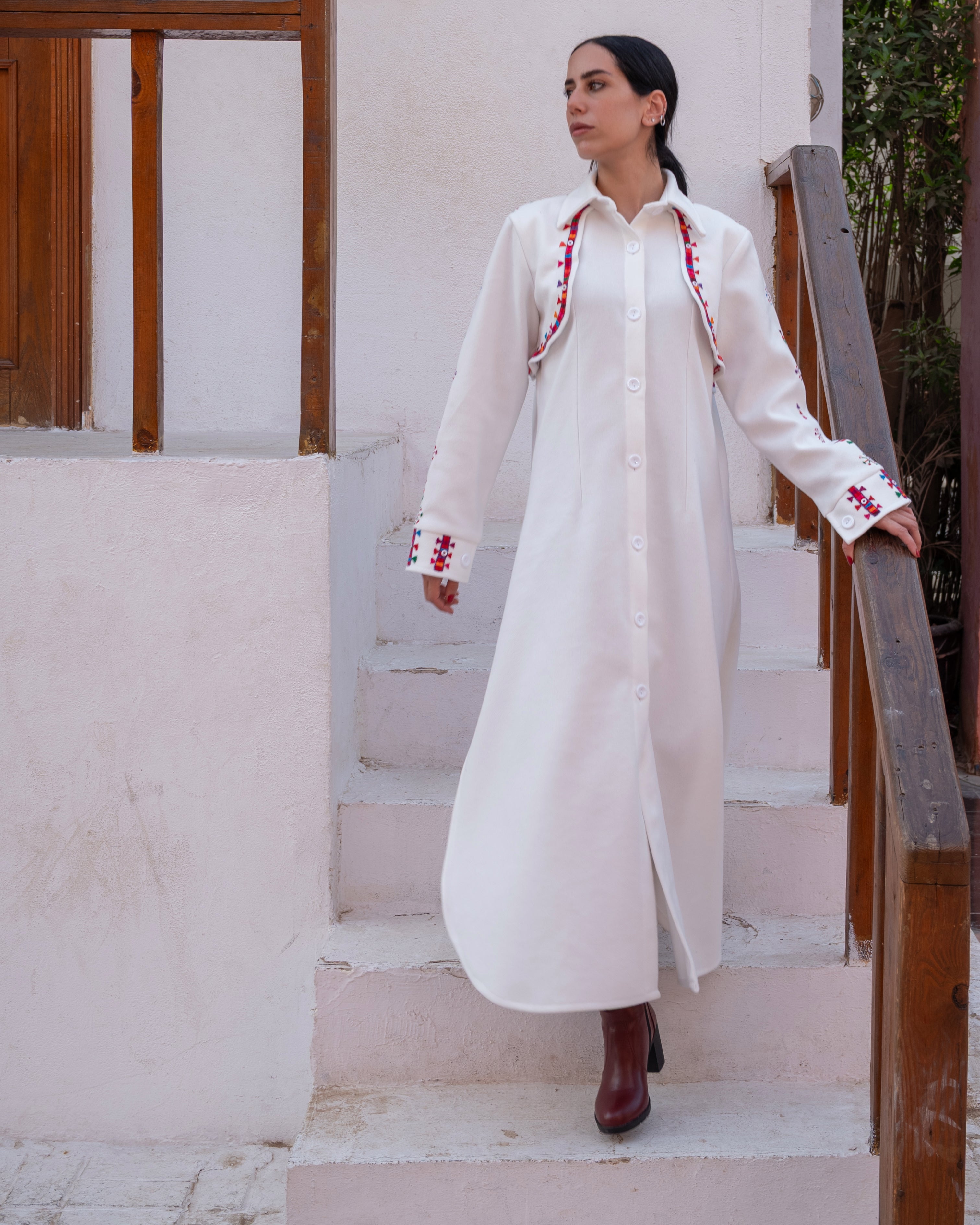 Siwa Oasis Edition Layered Wool Coat
