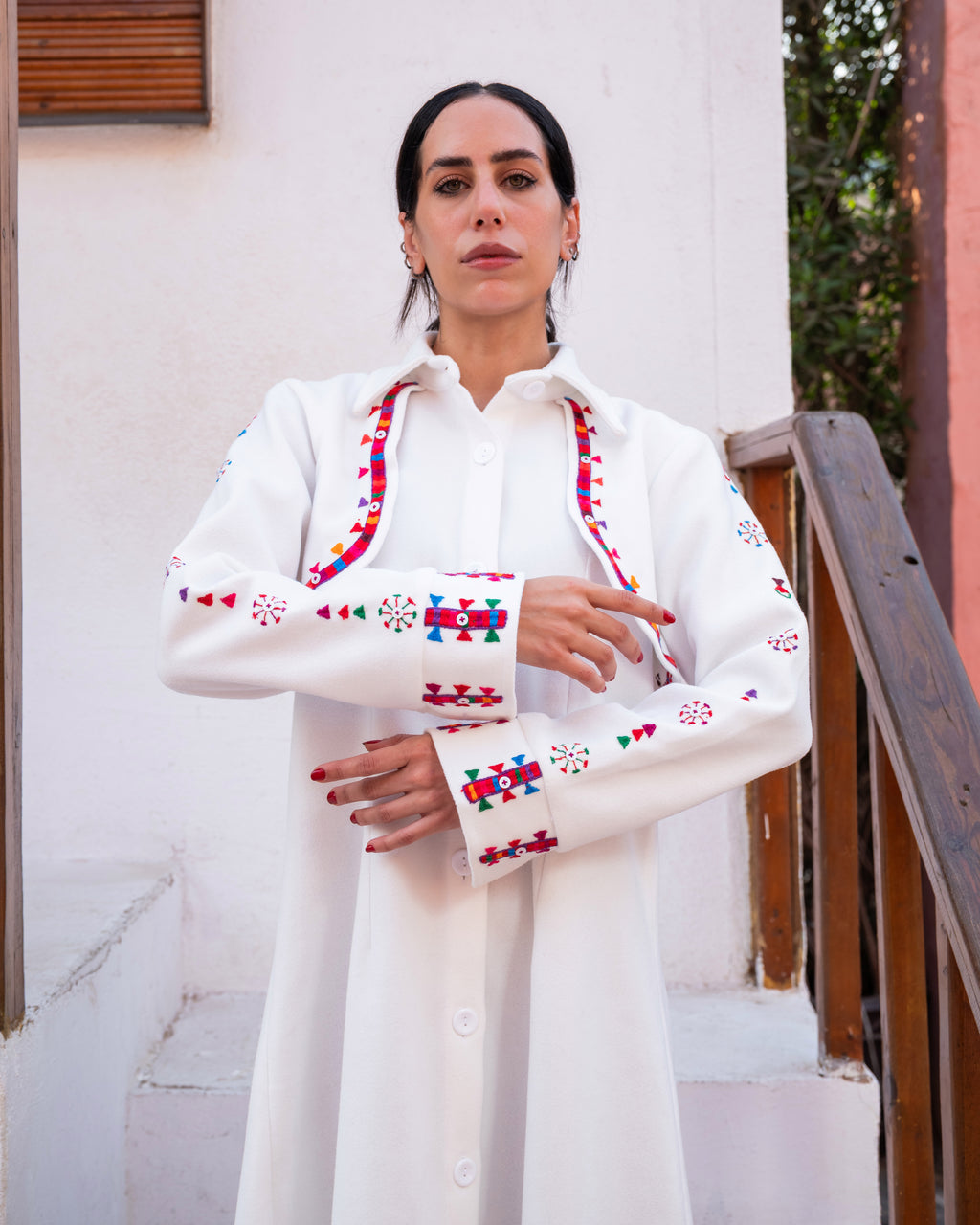 Siwa Oasis Edition Layered Wool Coat