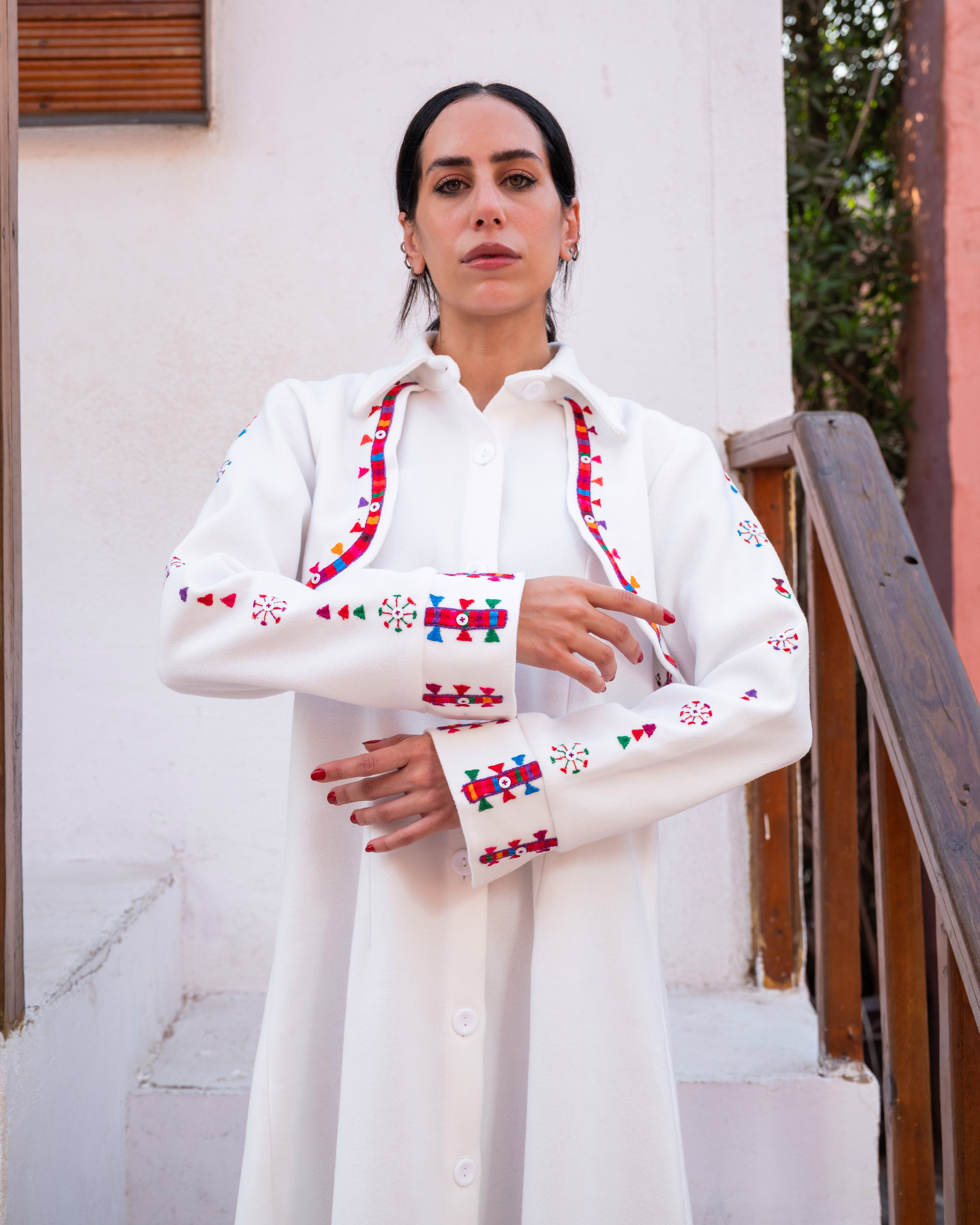 Siwa Oasis Edition Layered Wool Coat