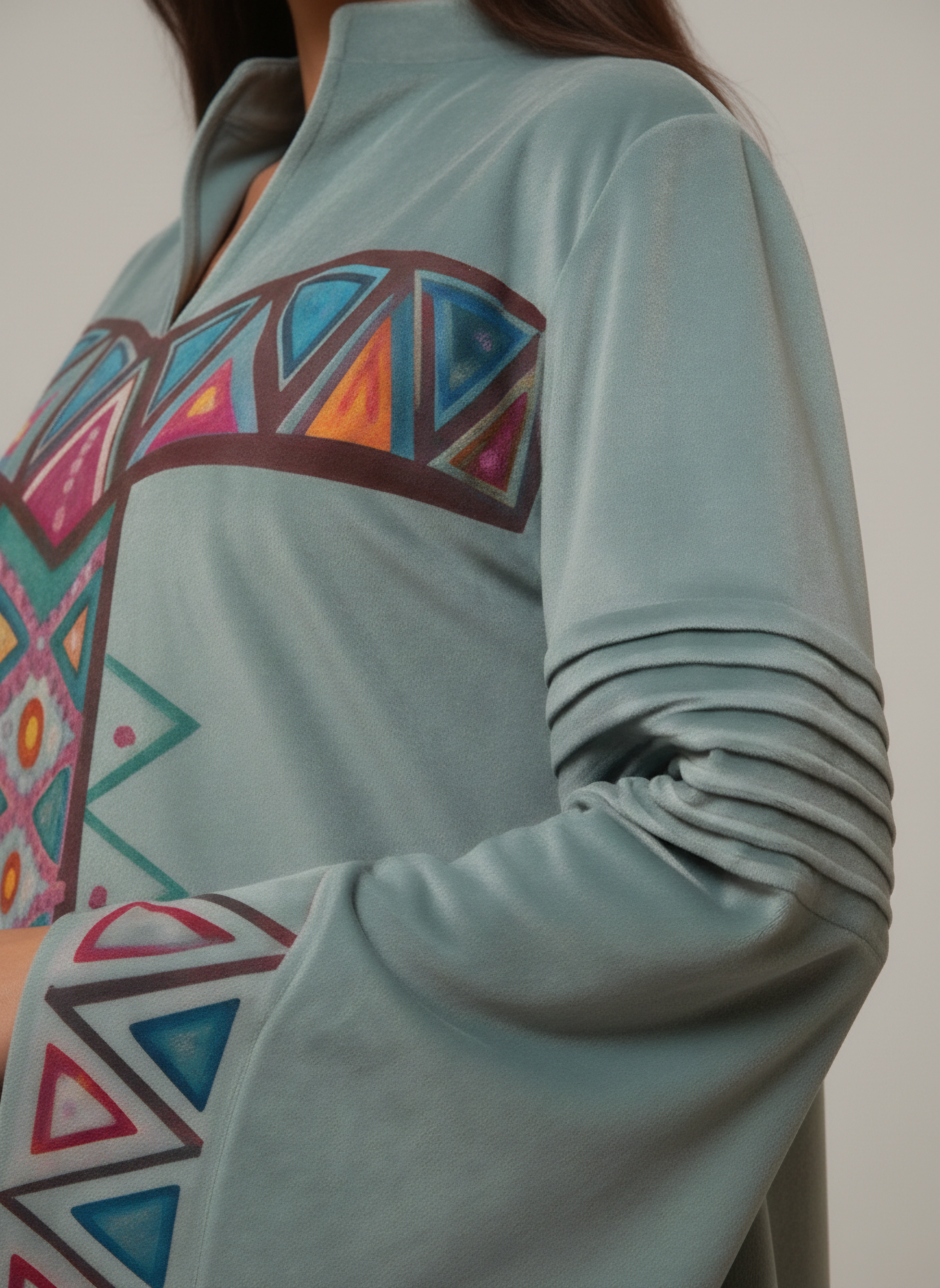 Desert Geometry Statement Dress